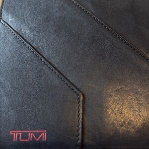 Vintage TUMI Black Leather  Business Portfolio